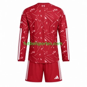 Camiseta Liverpool Niño Primera Equipación 2026/2027 Manga Larga